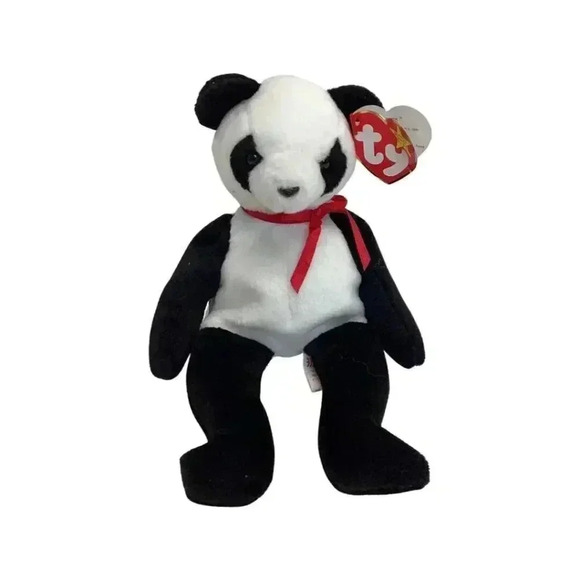 Fortune Bear Retired Ty Beanie Baby. Errors With Tags Rare. Preloved - Picture 1 of 5